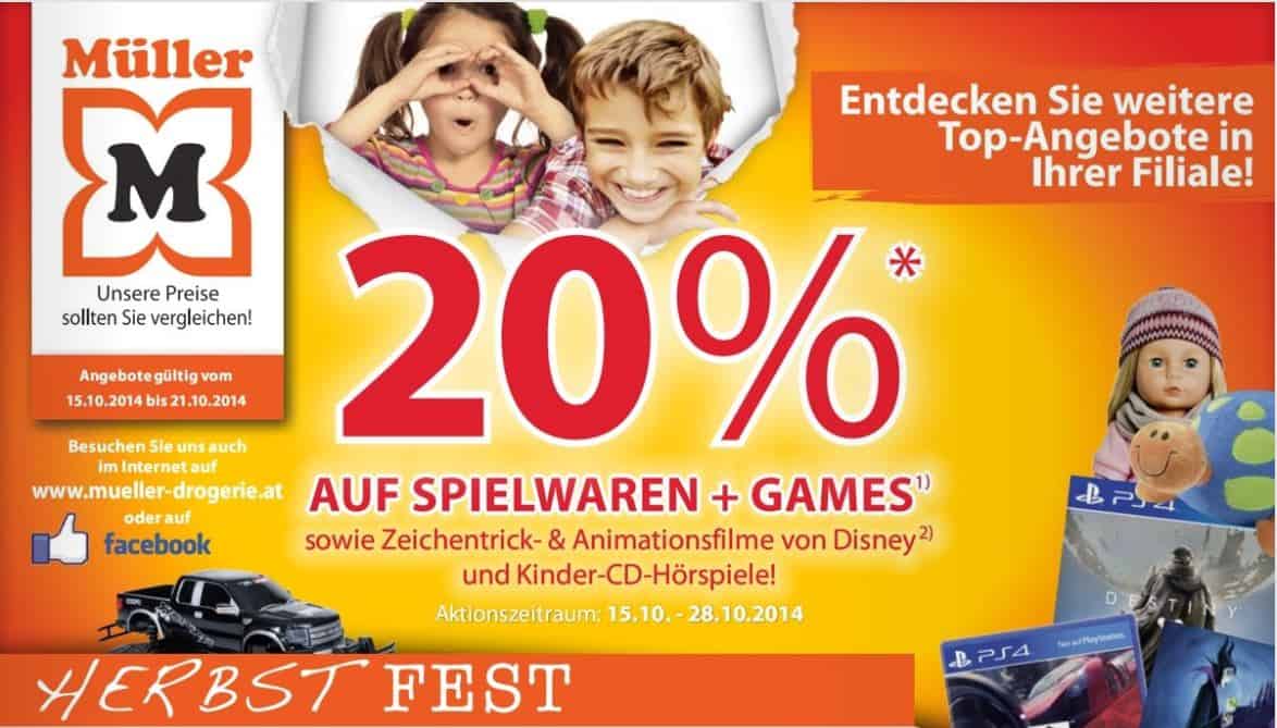 20 auf alle Spielwaren, Games (PC & Konsolen), Disney Zeichentrick