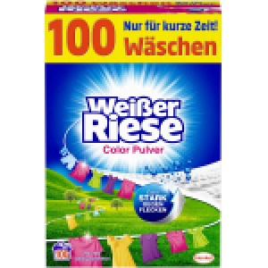 Weißer Riese Pulver Colorwaschmittel (100 WL) um 10,08 €