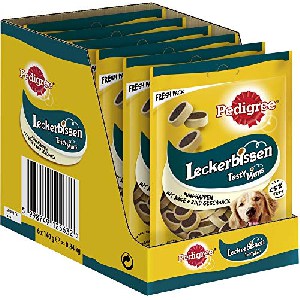 6x Pedigree Leckerbissen Mini-Happen 140g (Käse/Rind) um 5,67 € statt 11,99 €