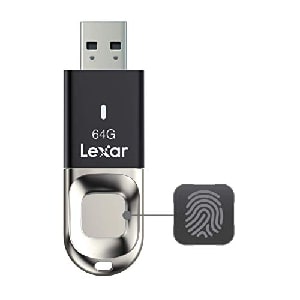 Lexar JumpDrive Fingerprint F35 64GB USB-A 3.0 um 30,24 € statt 57,25 €