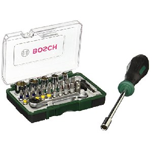 Bosch Bitset/Steckschlüsselsatz, 28-tlg. um 14,09 € statt 20,98 €