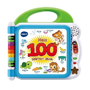 VTech Baby Mein 100-Wörter-Buch – Interaktives Bilderbuch zum Lernen erster Wörter um 17,13 € statt 25,98 €