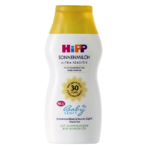 HiPP Babysanft Sonnenmilch Ultra-Sensitive 200ml (LSF 30) um 5,63 € statt 8,95 €