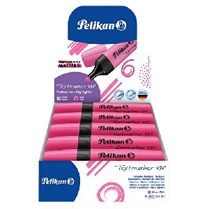 Pelikan Textmarker 490 Leuchtrosa – 10 Stück in Faltschachtel um 3,78 € statt 5,36 €