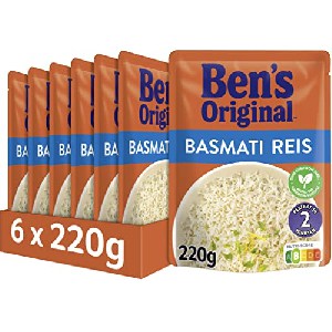 Ben’s Original Express Reis Basmatireis (6 x 220g) um 7,60 € statt 14,34 €