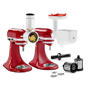 KitchenAid 5KSM2FPPC Omnifood Zubehörset (1x Fleischwolf, 1x Pürieraufsatz, 1x Gemüseschneider) um 107,71 € statt 179,51 €