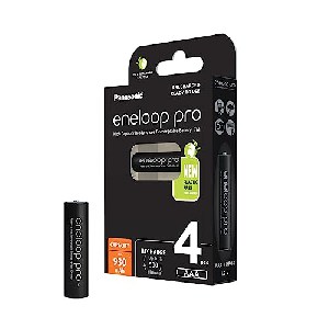 Panasonic eneloop pro (Gen 2) Micro AAA Akku NiMH 900mAh, 4er-Pack um 10,33 € statt 20,69 €