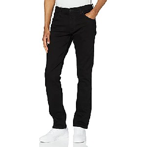 Wrangler Herren Greensboro Jeans, versch. Größen (Black Valley 19a) um 24,19 € statt 64,99 €