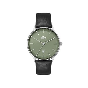 Lacoste Analog Quarzuhr für Herren mit grünem Lederarmband um 66,54 € statt 95,15 €