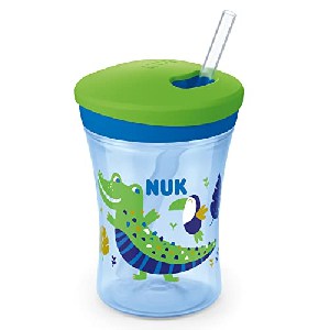 NUK Action Cup Trinklerntasse mit Chamäleon Effekt Krokodil grün, 230ml um 8,86 € statt 14,44 €