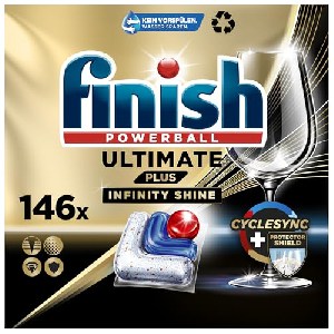Finish Ultimate Plus Infinity Shine Spülmaschinentabs – 146 Tabs um 16,09 € statt 35,49 €