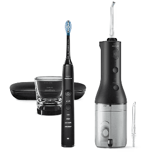 Philips HX3866/43 Cordless Power Flosser 3000 + DiamondClean 9000 elektrische Zahnbürste um 68,50 € statt 229,90 €