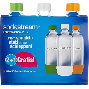 3x SodaStream PET Sodaflasche 1L um 8,57 € statt 17,99 €