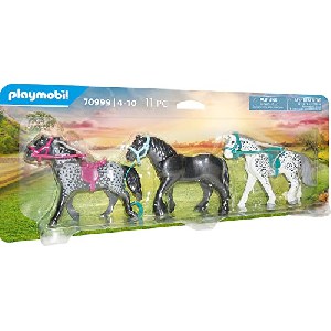 playmobil Country – 3 Pferde: Friese, Knabstrupper & Andalusier um 7,26 € statt 13,98 €