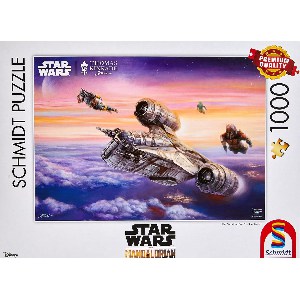 Schmidt Spiele Star Wars – The Mandalorian – The Escort Puzzle (1.000 Teile) um 8,05 € statt 10,99 €