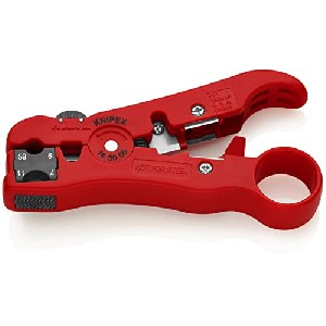 KNIPEX Abisolierwerkzeug für Koaxialkabel und Datenkabel, 125 mm um 9,07 € statt 17,73 €