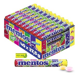 Mentos Rainbow Dragees Multipack (40 Rollen) um 15,77 € statt 20,81 €