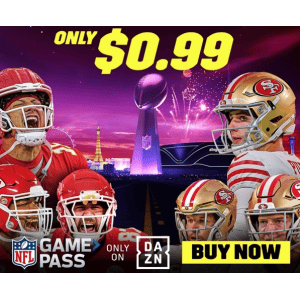 NFL Game Pass: Super Bowl LVIII US-Übertragung mit Werbungen & Halftime Show um nur 0,99 €