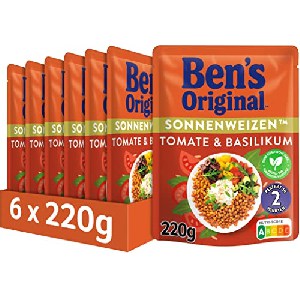 6x Ben’s Original Express Sonnenweizen Tomate Basilikum 220g um 7,70 € statt 13,57 €