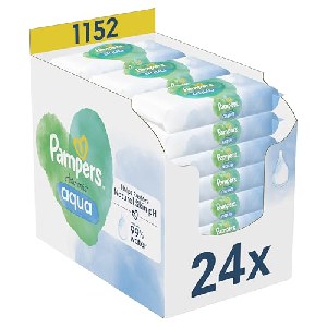 Pampers Harmonie Aqua Feuchttücher – 1152 Stück (24x 48 Stück) um 25,65 € statt 34,39 €