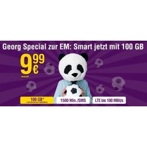 Georg Handytarife – “smart” um 9,99 € (100 GB Daten) / “smart pro” um 14,99 € (120GB Daten)