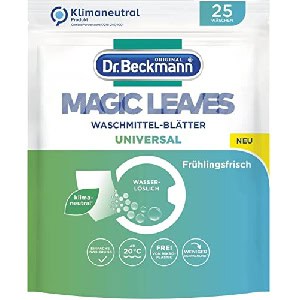 Dr. Beckmann “Universal” oder “Color” MAGIC LEAVES Waschmittel-Blätter, 25 Blätter um 2,87 € statt 5,45 €