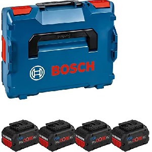 Bosch Professional Akkupack – 4X ProCORE 18V 5,5Ah mit L-BOXX um 370,31 € statt 445,76 €