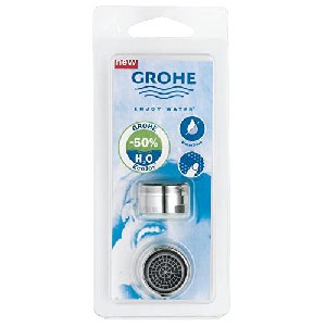 GROHE – Laminar- Strahlregler, 2er Pack (wassersparend) um 14,82 € statt 18,98 €