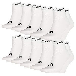 HEAD Unisex Quarter Socken weiß, 5er Pack (versch. Größen) um 8,06 € statt 15,61 €