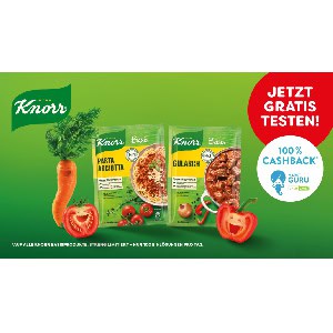 Knorr Basis Produkt gratis testen (Marktguru App)