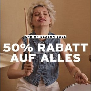 Levi’s Onlienshop – 50% Rabatt auf alle Sale-Artikel