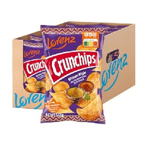 Lorenz Snack World Crunchips African Style 10 x 150 g um 11,01 € statt 16,90 €