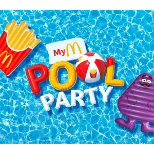 McDonalds Poolparty – Gutscheine holen