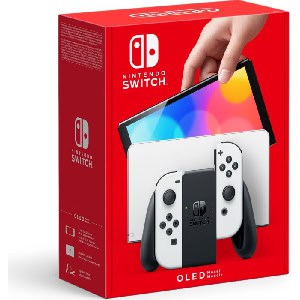 Nintendo Switch OLED schwarz/weiß um 299,61 € statt 328,99 €