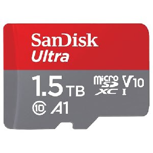 SanDisk Ultra R150 microSDXC 1.5TB Kit, UHS-I U1, A1, Class 10 um 106,88 € statt 134,02 €