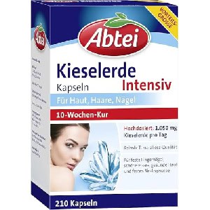 Abtei Kieselerde Intensiv Kapseln, 210 Stück (zur Vorbeugung von brüchigen Haaren und Nägeln) um 6,53 € statt 13,27 €