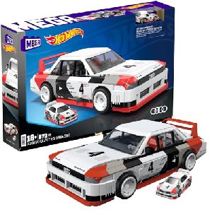 Mattel Mega Bloks Hot Wheels Collector Audi 90 Quattro IMSA GTO (973 Teile) um 45,37 € statt 76,39 €