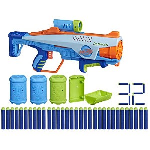 Nerf Elite Junior Rookie Pack – Easy-Play Blaster (32 Nerf Elite Darts, 4 Ziele) um 12,59 € statt 18,33 €