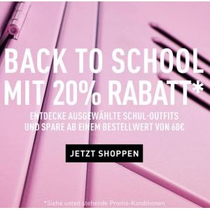 Puma “Back To School” Aktion – 20% Rabatt auf ausgewählte Artikel (ab 60€) + gratis Versand