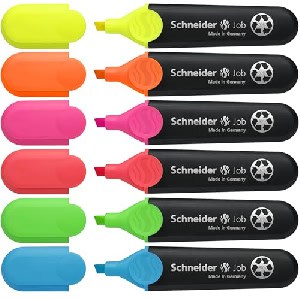 Schneider Job Textmarker sortiert 6er-Set um 2,71 € statt 7,46 €