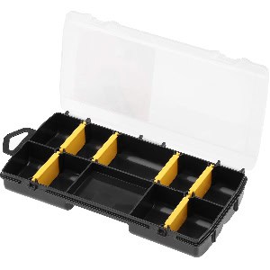 2x Stanley STST81679-1 OPP Aufbewahrungsbox (10 Fächer mit entfernbaren Trennwänden) um 2,01 € statt 2,70 €