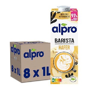 8x Alpro Barista Haferdrink 1L um 14,36 € statt 18,08 €