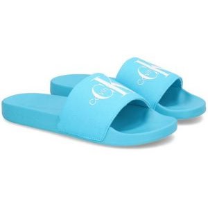 Calvin Klein Jeans SLIDE MONOGRAM Badeschlapfen blau (Gr. 36 – 42) um 20,97 € statt 35,95 €