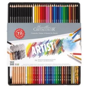 CRETACOLOR Artist Studio Zeichenset, 72-teilig in Metalletui um 19,79 € statt 29,99 €