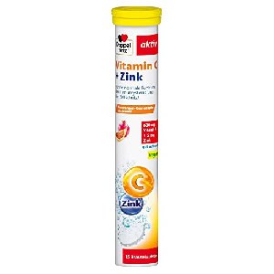 Doppelherz Vitamin C + Zink Brausetabletten, 15 Stück um 1,80 € statt 2,93 €