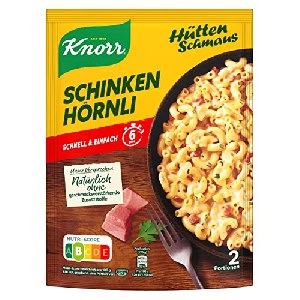 Knorr Hüttenschmaus “Schinken Hörnli” Nudelgericht 156g um 1,23 € statt 2,79 €