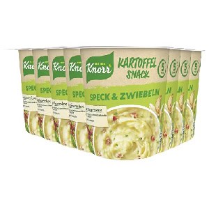 8x Knorr Kartoffel Snack Speck & Zwiebeln Fertiggericht 58g um 9,38 € statt 10,56 €