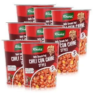 8x Knorr Taste the World Reis Snack Chili con Carne Style 75g um 8,49 € statt 15,12 €