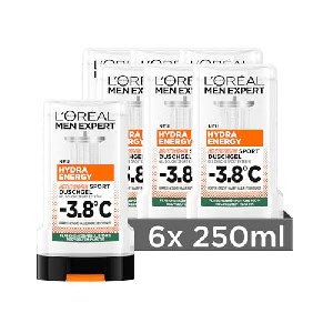 6x L’Oréal Men Expert “Hydra Energy Extreme Sport” Duschgel und Shampoo 250ml um 9,02 € statt 11,32 €