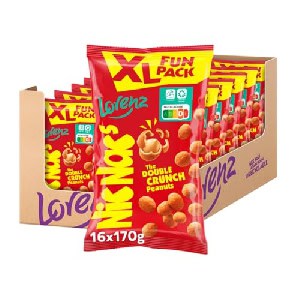 16x Lorenz Snack World NicNac’s XL Fun Original 170g um 28,11 € statt 36,18 €